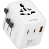 Tiross Adapteris - Morre M470 20W 2xUSB-C 1xUSB-A Kelioninis Įkroviklis Juodas
