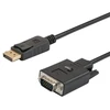 Savio Cl-203 1.8 m DisplayPort VGA (D-Sub) Juodas