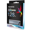 ADATA UE800 128 GB, USB Type-C, 1000 MB/s, Sidabrinė