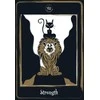 AGM Golden Juodas Cat Tarot Kortos