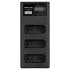 Akumuliatorių Įkroviklis - Newell CD-USB-C Trijų Kanalų Įkroviklis Nikon EN-EL14 Akumuliatoriams Juodas