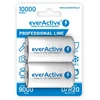 Baterija - EverActive R20 AKU 10000mAh Įkraunamos D Baterijos 2BL