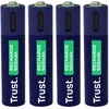 Akumuliatorius - Trust 25671 Įkraunamas AAA 500mAh 800 Ciklų 4 vnt.