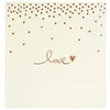 Albumas GOLDBUCH 08015 Raining Hearts peach 30x31/60psl kampučiai/lipdukai | knyginio rišimo | balti lapai [V]