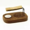 Ancient Wisdom Kvepalų Laikiklis - Yin ir Yang Ašaros Palo Santo Teak Medžio 15x10x7 cm