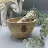 Ancient Wisdom Ritualinė Dubuo - Hamsa Senovinė Išmintis 12x7 cm Mango Medis