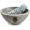 Ancient Wisdom Ritualinė Dubuo - Hamsa Senovinė Išmintis 14x7 cm Mango Medis