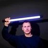 Apšvietimo įranga - Caruba 60cm RGB LED vamzdis nešiojamas šviesos reguliuojamos spalvos