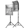 Apšvietimo įranga - Caruba All in 1 Light Set (50x70cm, 8x25W LED, 5800K)