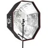 Apšvietimo Įranga - Caruba Orb Speedlite Kit 80cm Softbox (aštuonkampis, skėčio dizainas)