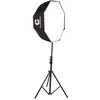 Apšvietimo Įranga - Caruba Orb Speedlite Kit 80cm Softbox (aštuonkampis, skėčio dizainas)