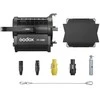 Apšvietimo Įranga - Godox F7 120D K1 Daylight LED Fresnel Light 15°-60°