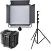 Apšvietimo įranga - Godox LED1000 Daylight Duo Panel Kit (2x1000W, 5600K)
