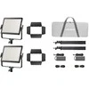 Apšvietimo įranga - Godox LP1200Bi K2 dviejų spalvų LED šviesos panelių rinkinys juodas