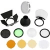 Apšvietimo įranga - Godox R1 RGB apvalus LED šviestuvas su AK R1 rinkiniu