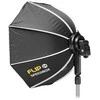 Apšvietimo Įranga - SMDV Speedbox Flip24G 55cm Softbox Aštuonkampis su Difuzoriais