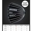 Apšvietimo įranga - SMDV Speedbox Mega 110 Deep Softbox Bowens Mount 110cm Baltas