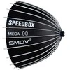 Apšvietimo Įranga - SMDV Speedbox Mega 90 Deep Softbox 90cm Sidabrinis