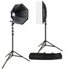Apšvietimo Įranga - Westcott Rapid Box Switch 2 Light Kit Round Head