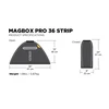 Apšvietimo modifikatorius - MagBox Pro 36 Strip (MagMod, nešiojamas minkštas dėžutė, zip-on difuzorius, magnetinis tinklas)