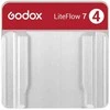 Apšvietimo priedas - Godox LiteFlow Reflector 7cm Kit (4 paneliai, veidrodinis)
