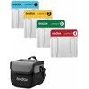 Apšvietimo priedas - Godox LiteFlow Reflector 7cm Kit (4 paneliai, veidrodinis)