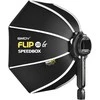 Apšvietimo priedas - SMDV Speedbox Flip20G 45cm aštuonkampis minkštas dėžė su difuzoriais