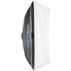 Apšvietimo priedas - Westcott Rapid Box Switch 1x2 Softbox, Metal Frame, Sidabrinis Interior