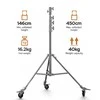 Apšvietimo stovas - Godox Roller Stand SA5045 40kg 146-450cm Juodas