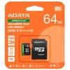 Atminties kortelė - ADATA Speed Plus 64 GB Micro SDXC 160 MB/s Skaitymas, 140 MB/s Rašymas