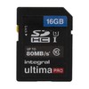 Atminties kortelė Integral UltimaPro 16 GB SDHC 80MB CLASS 10 UHS-I U1