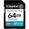 Atminties Kortelė - Kingston Canvas Go! Plus 64GB SDXC 200MB/s UHS-I V30
