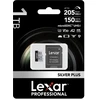 Atminties Kortelė - Lexar High-Performance Sidabrinis Plus Micro SDXC 1TB + Adapteris, 205 MB/s Skaitymas, 150 MB/s Rašymas