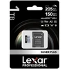 Atminties Kortelė - Lexar High-Performance Sidabrinis Plus Micro SDXC 1TB + Adapteris, 205 MB/s Skaitymas, 150 MB/s Rašymas