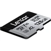 Atminties kortelė - Lexar High-Performance Sidabrinis Plus Micro SDXC 128GB 205 MB/s, Atsparus Vandeniui