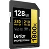 Atminties kortelė LEXAR PRO 1800X SDXC U3 (V60) UHS-II R280/W205 128GB – 2 vnt. pakuotėje