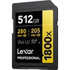 Atminties kortelė - Lexar Professional 1800x 512GB SDXC UHS-II U3 V60