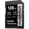 Atminties kortelė Lexar SDXC Professional Sidabrinis Plus UHS-I/U3/A2/4K R205/W150 (V30) 128GB
