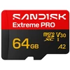 Atminties Kortelė - SanDisk Extreme PRO Micro SD UHS-I 64 GB 200 MB/s Skaityti 90 MB/s Rašyti