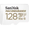 Atminties Kortelė - SanDisk Max Endurance 128 GB Micro SDXC UHS-I V30 U3 40 MB/s Skaitymo Greitis Juoda