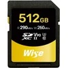 Atminties kortelė - Wise 512GB SDXC UHS II V90 290MB/s 260MB/s