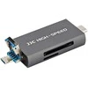 Atminties kortelių skaitytuvas - JJC CR UTC4AC Dual Slot USB 3.1 312MB/s Pilka