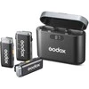 Audio Įranga - Godox WEC 2X Wireless Microphone System, Dual Transmitters, 200m Range