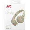 JVC, HA-S59W-CU, matinės smėlio sp. dinaminės ausinės, mikrofonas