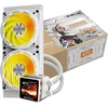 Aušinimo sistema - darkFlash DE240 vandens aušinimo sistema 315W TDP ARGB balta