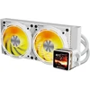 Aušinimo sistema - darkFlash DE240 vandens aušinimo sistema 315W TDP ARGB balta