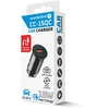 Automobilinis Įkroviklis - everActive CC-15QC 18W su USB-C Kabeliu LED, Juoda