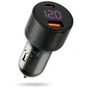 Automobilinis įkroviklis everActive CC-50Q USB QC3.0 + USB-C PD 75W