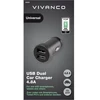 Automobilinis Įkroviklis - Vivanco 38858 2×2,4 A USB Automobilinis Įkroviklis