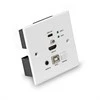 AV Ilgintuvas - LINDY Cat.6 HDMI 4K60 ir Type C HDBaseT JK Sieninės Plokštės KVM Ilgintuvas, 150 m